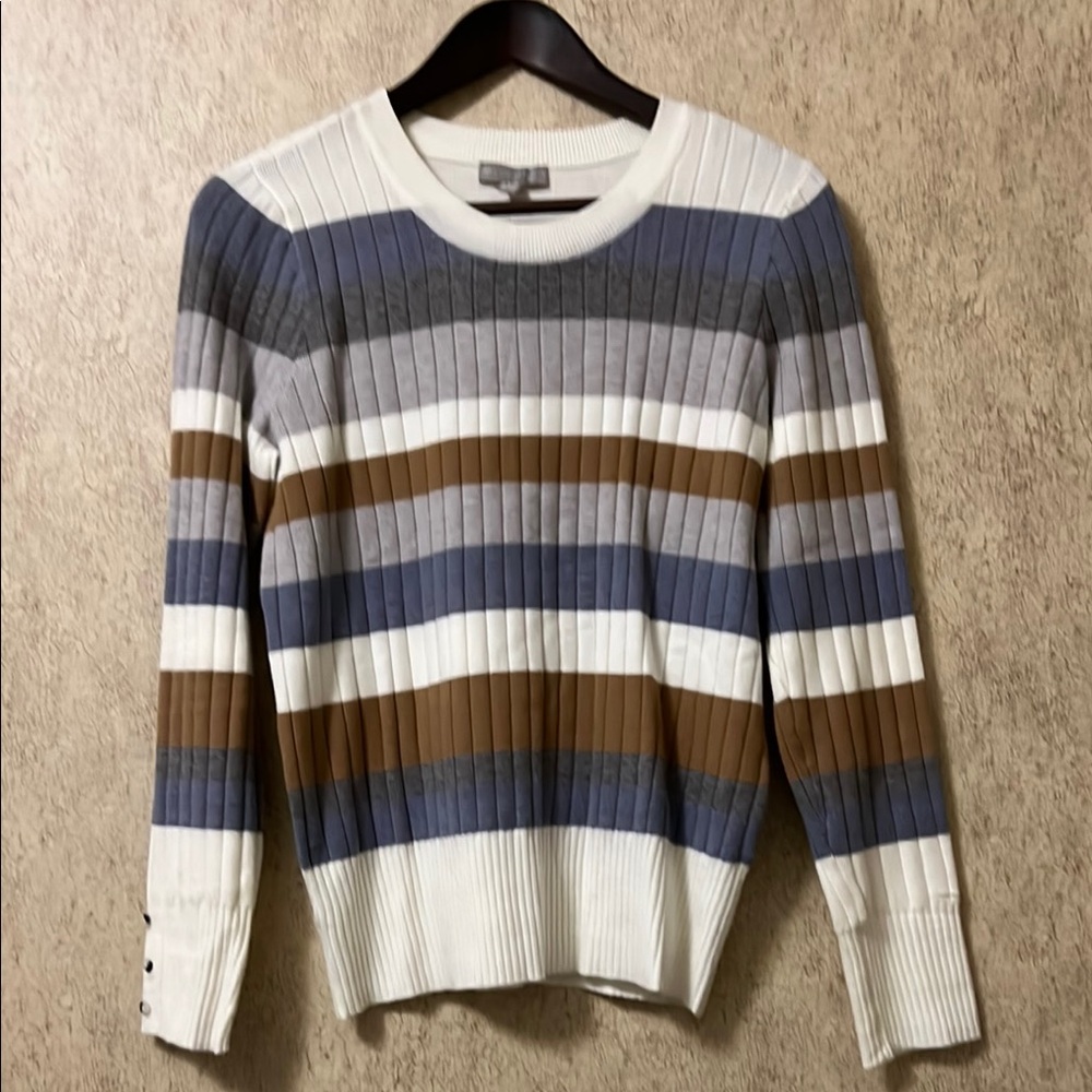 Revolution Striped Crew Neck Sweater